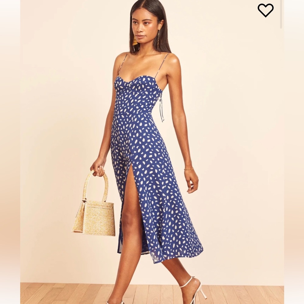 Reformation Juliette Dress Size 2 - Color: Moray